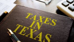 Total sales tax rates in texas